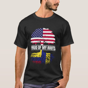 Colombianskt Bajan-arv Stolt över mina rötter Colo T Shirt