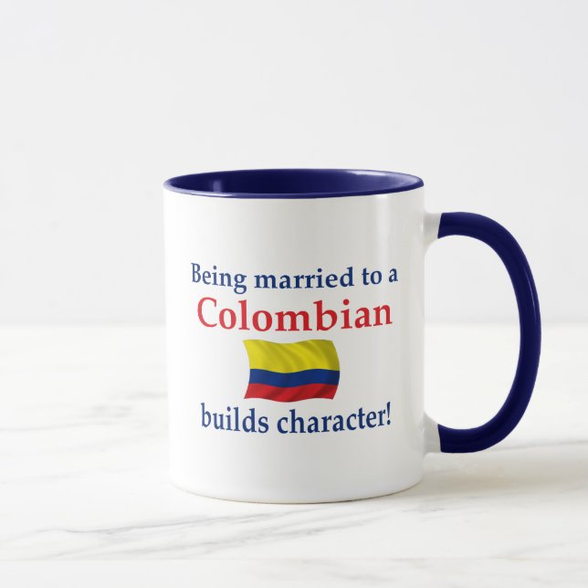 Colombianskt byggandetecken mugg (Höger)