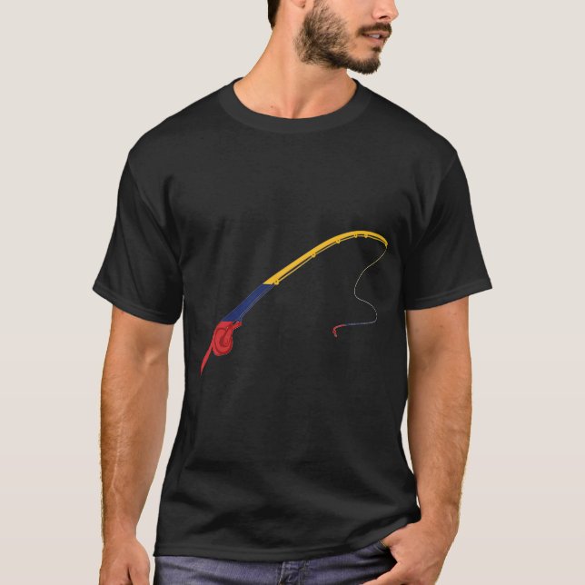 Colombianskt fiske t shirt (Framsida)