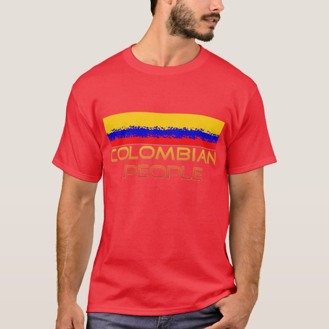 Colombianskt folk tee (Framsida)
