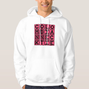 Colombianskt halsband, avrättningsmetod sweatshirt med luva
