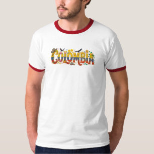 Colombianskt kulturarv Levande tropisk kultur, kaf T Shirt