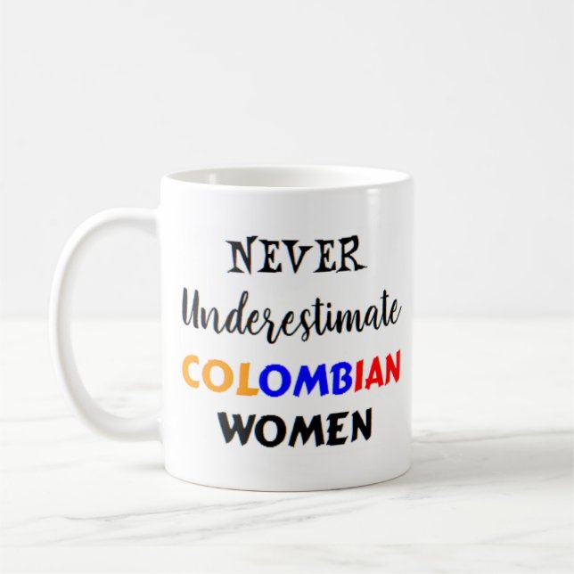 colombianskt kvinnokaffe mugg (Vänster)