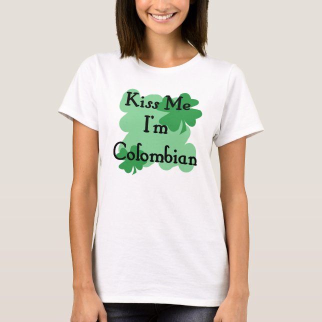 Colombianskt Tee Shirt (Framsida)