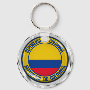 Colombiaplanens emblem nyckelring