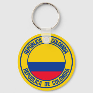 Colombiaplanens emblem nyckelring