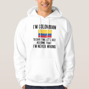 Colombias arv Colombia Roots colombianska Flagga Hoodie
