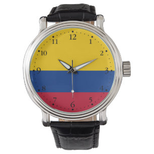 Colombias flagga armbandsur