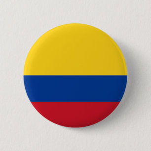 Colombias Flagga Knapp
