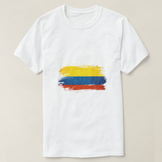 Colombias flagga konst t shirt