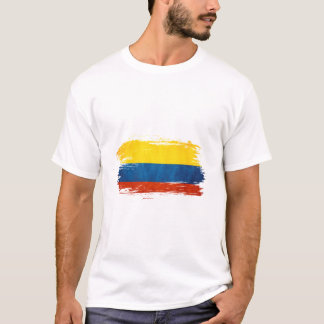 Colombias flagga konst t shirt