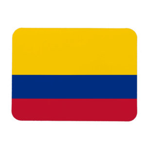 Colombias flagga magnet