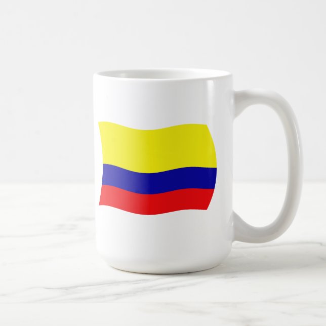 Colombias flagga mugg (Höger)