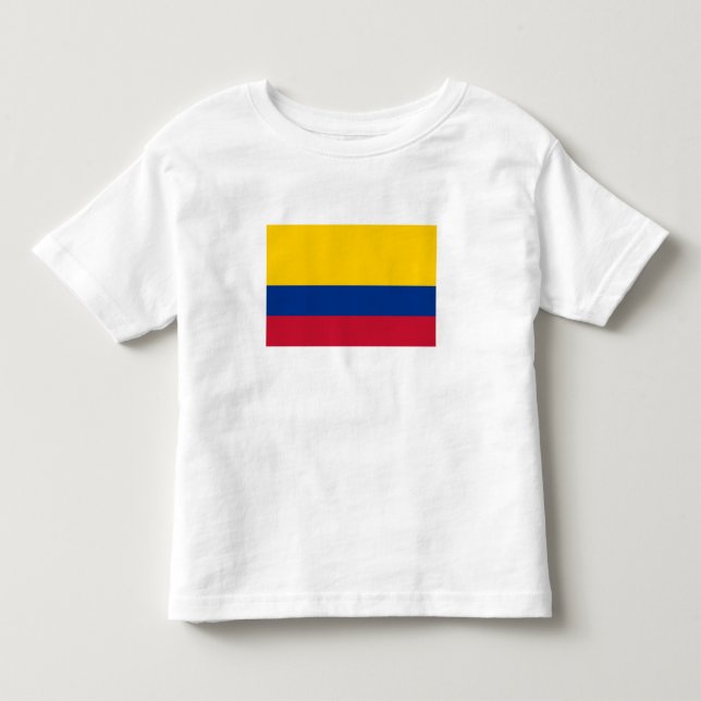 Colombias flagga t shirt (Framsida)
