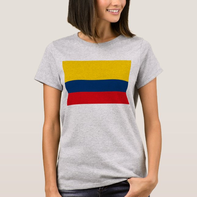 Colombias Flagga T-shirt (Framsida)