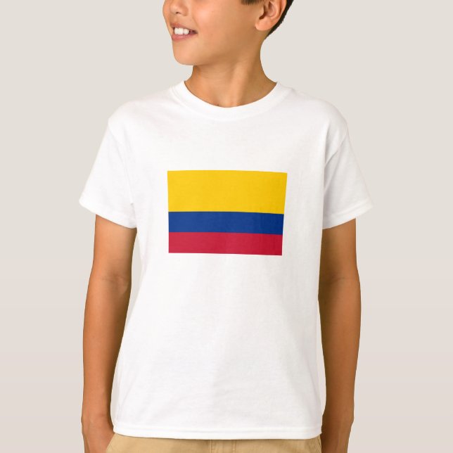 Colombias flagga t shirt (Framsida)