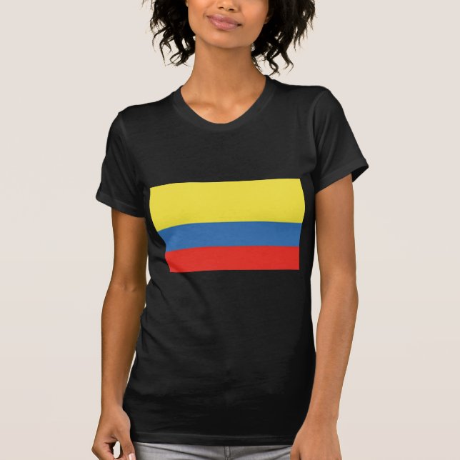 Colombias flagga t shirt (Framsida)