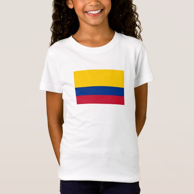 Colombias flagga t shirt (Framsida)