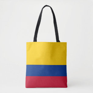 Colombias flagga tygkasse
