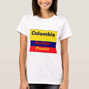 Colombias fotbollsmakt t-shirt