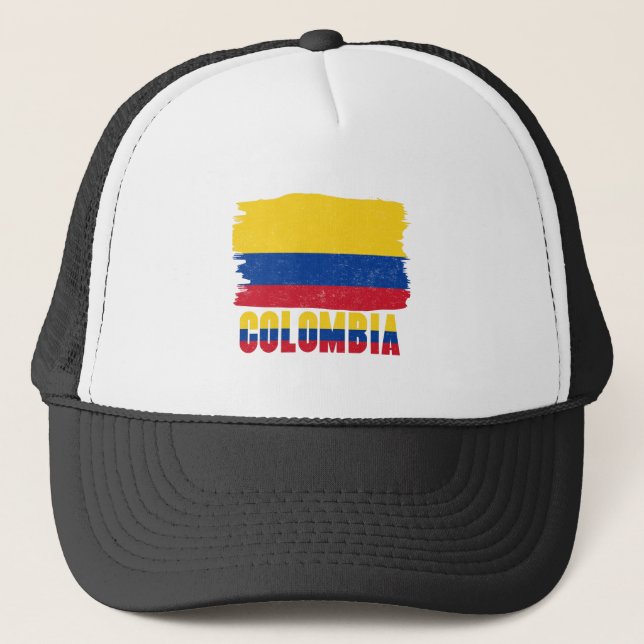 Colombias nationella Flagga Travel Keps (Framsida)