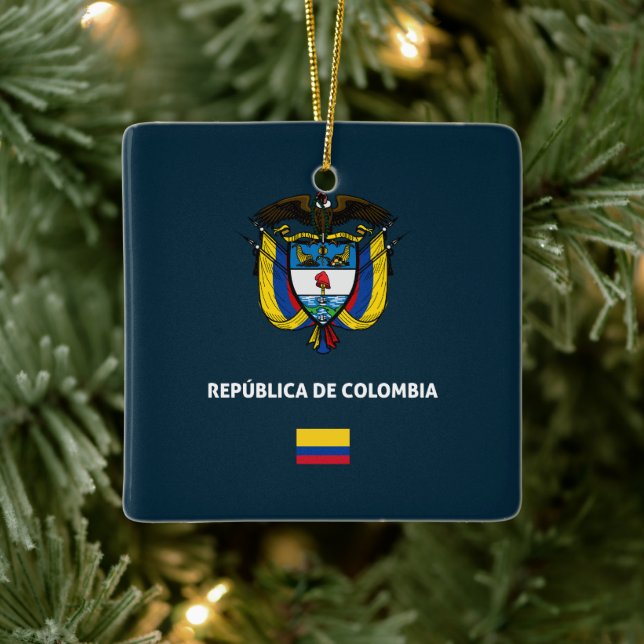 Colombias pass telefonfodral julgransprydnad keramik (Träd)
