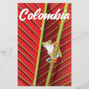 Colombias träd-filmaffisch brevpapper