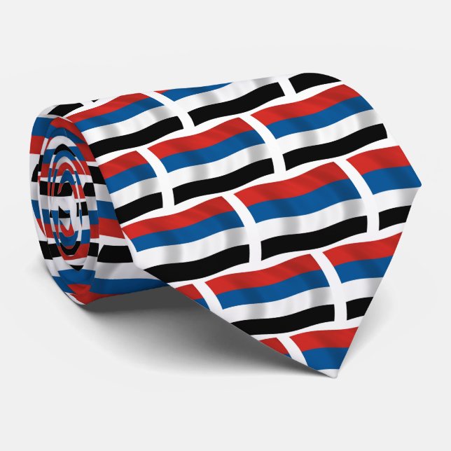 Colombias ursprungsbefolkningars flagga slips (Rullad)