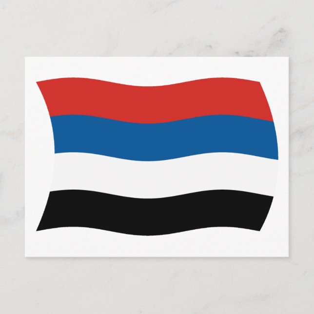Colombias ursprungsbefolkningars flagga vykort (Framsida)