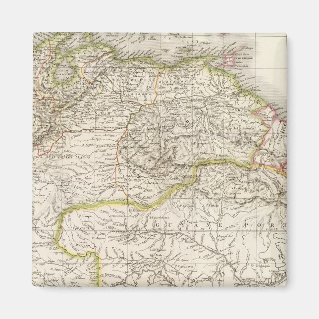 Colombie, Guyanes - Colombia Magnet (Framsidan)