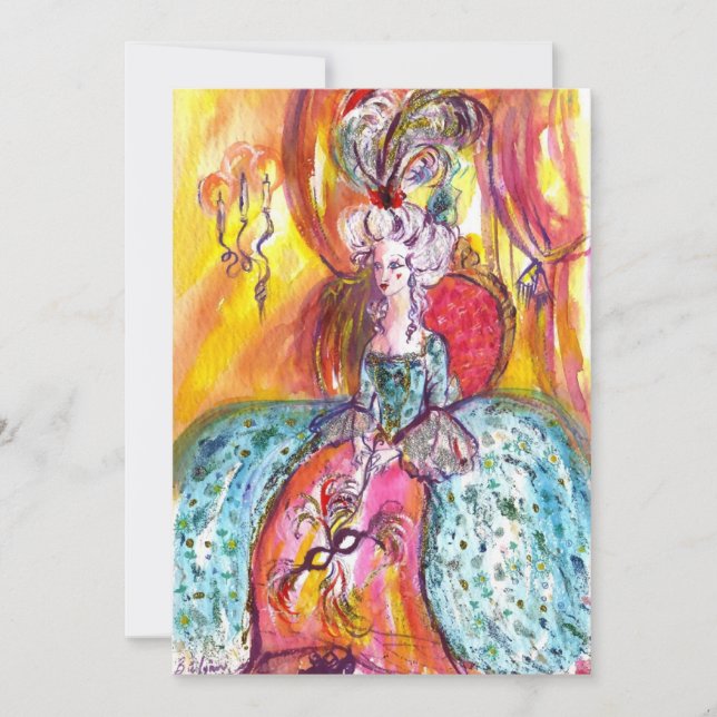 COLOMBINA / MARDI GRAS MASKERADBAL (Framsida)