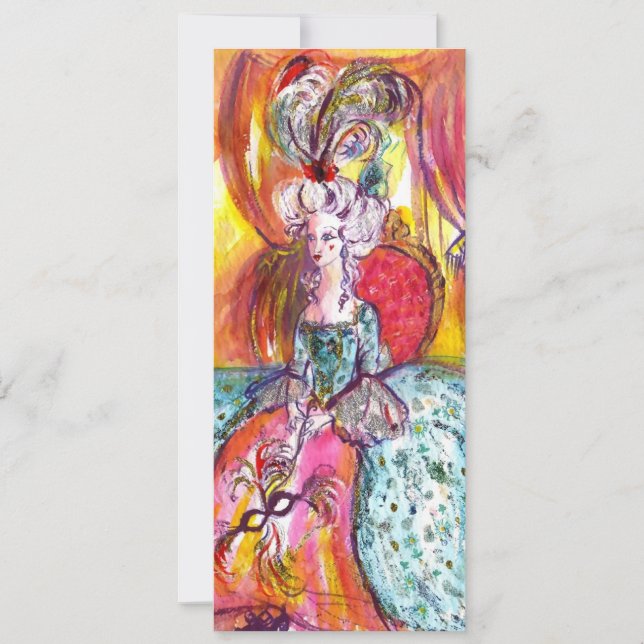 COLOMBINA/MARDI GRAS MASQUERADE BOLL MEDDELANDE (Framsida)