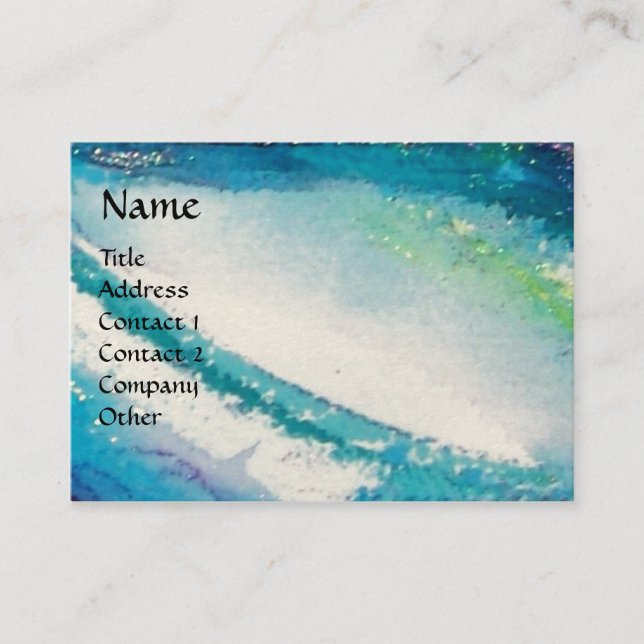 COLOMBINA / Utför konst ,Konturdesigner Visitkort (Framsida)