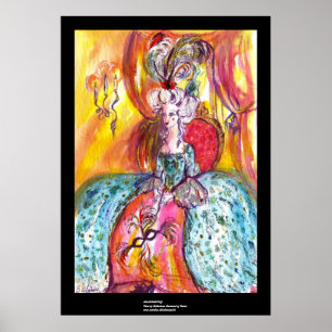 COLOMBINA / Venetian Masquad Poster