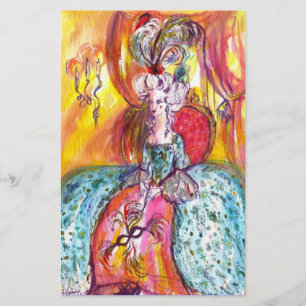 COLOMBINA / Venetian Masqueramasker Brevpapper