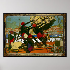 Colombo, Ceylon - Empire Marknadsföring Board Poster