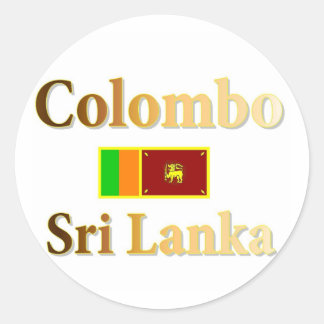 Colombo Runt Klistermärke