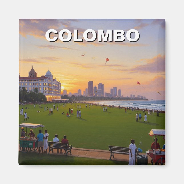 Colombo Sri Lanka Magnet (Framsidan)