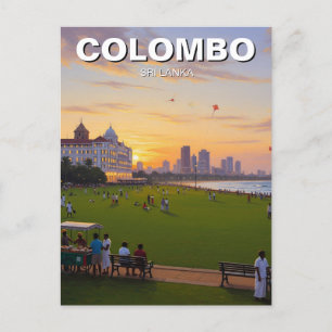 Colombo Sri Lanka Vykort