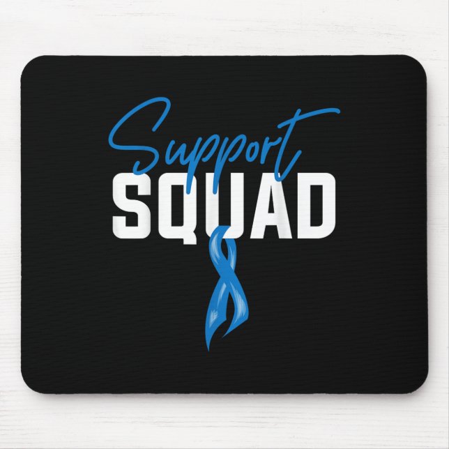 Colon Cancer Awareness Support Squad Blue Ribbon Musmatta (Framsidan)