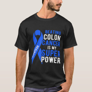 Colon Cancer Awareness Survivor Manar Women Superp T Shirt