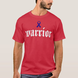Colon Cancer Awareness Warrior Blue Ribbon Gift2 T Shirt