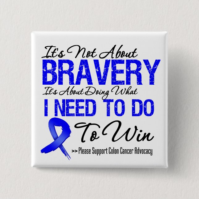 Colon Cancer Battle Knapp (Framsida)