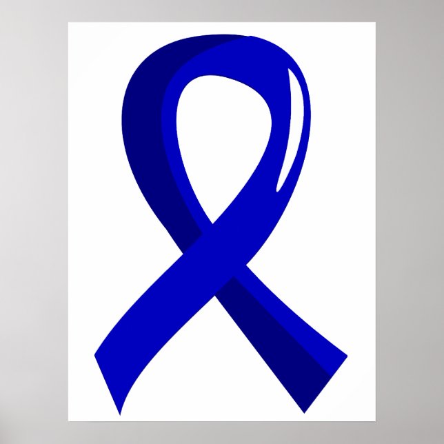 Colon Cancer Blue Ribbon 3 Poster (Framsidan)