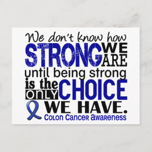 Colon Cancer - hur starka vi är Vykort