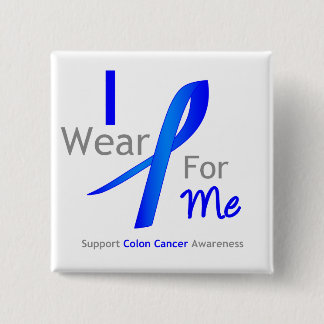 Colon Cancer I Bära Blue för mig Knapp