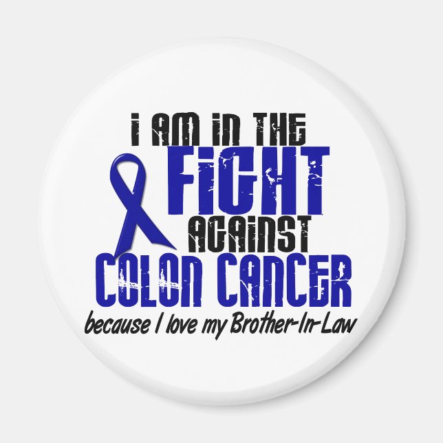 COLON CANCER i kampen för min svärbror 1 Magnet (Framsidan)