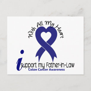 Colon Cancer I stöder min Far-in-Law Vykort