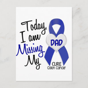 Colon Cancer MISSING MY PAPPA Vykort