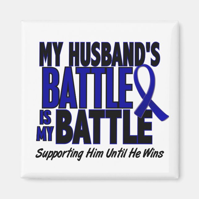 Colon Cancer MY BATTLE TOO 1 Make Magnet (Framsidan)